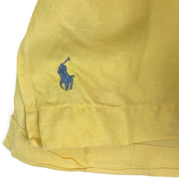 Ralph Lauren CALDWELL Silk Linen Camp Shirt Large - Picture 7 of 8